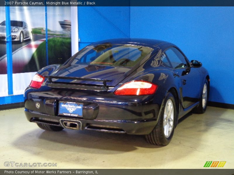 Midnight Blue Metallic / Black 2007 Porsche Cayman