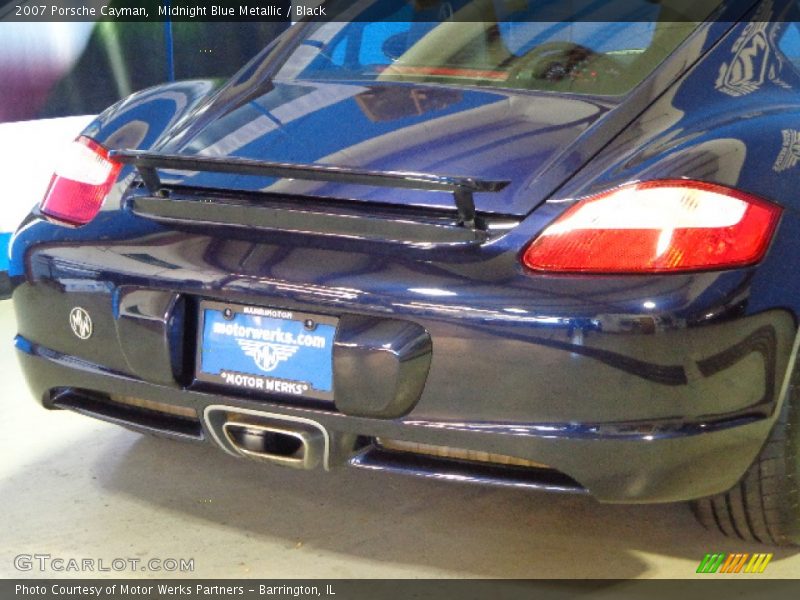 Midnight Blue Metallic / Black 2007 Porsche Cayman