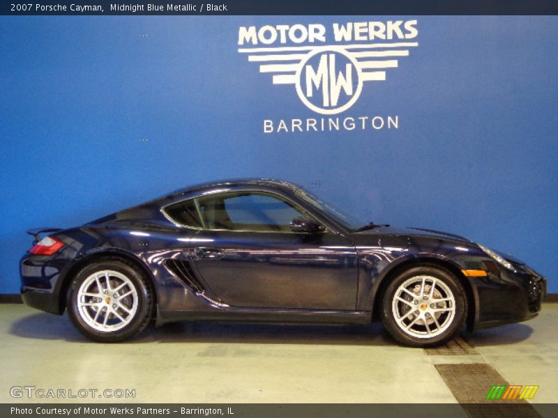 Midnight Blue Metallic / Black 2007 Porsche Cayman