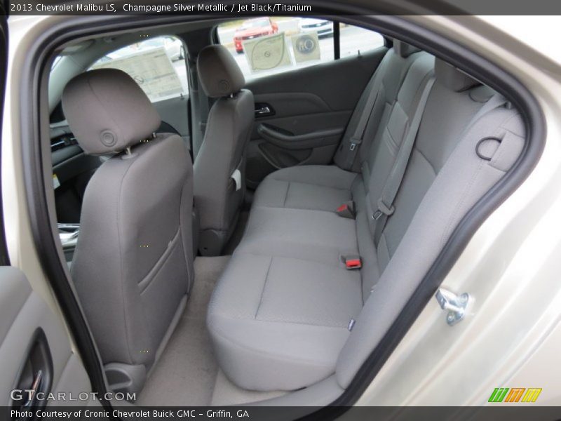 Champagne Silver Metallic / Jet Black/Titanium 2013 Chevrolet Malibu LS