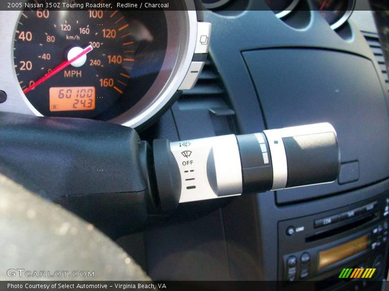 Redline / Charcoal 2005 Nissan 350Z Touring Roadster