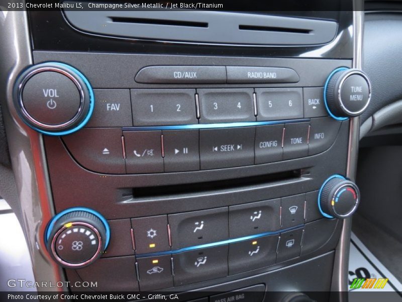 Champagne Silver Metallic / Jet Black/Titanium 2013 Chevrolet Malibu LS