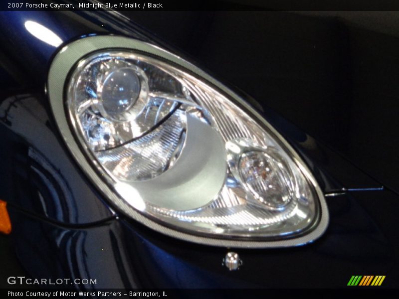 Midnight Blue Metallic / Black 2007 Porsche Cayman