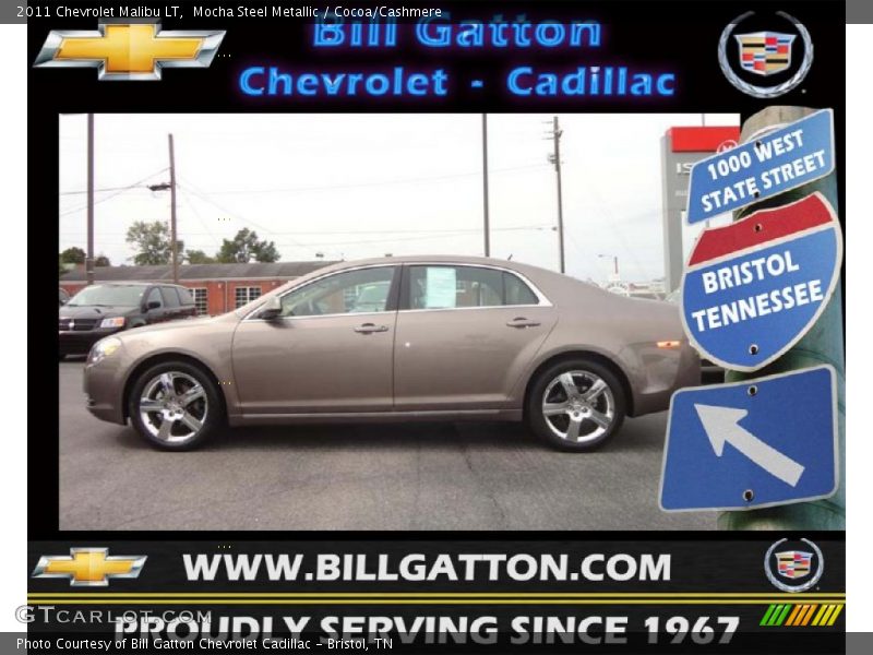 Mocha Steel Metallic / Cocoa/Cashmere 2011 Chevrolet Malibu LT