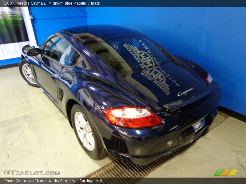 Midnight Blue Metallic / Black 2007 Porsche Cayman