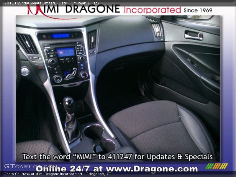 Black Plum Pearl / Black 2011 Hyundai Sonata Limited