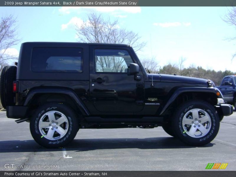 Black / Dark Slate Gray/Medium Slate Gray 2009 Jeep Wrangler Sahara 4x4