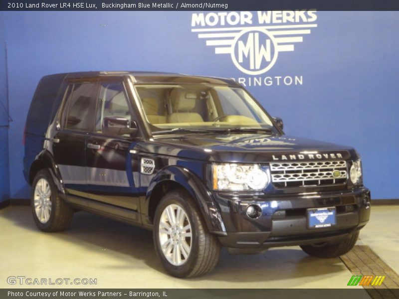 Buckingham Blue Metallic / Almond/Nutmeg 2010 Land Rover LR4 HSE Lux