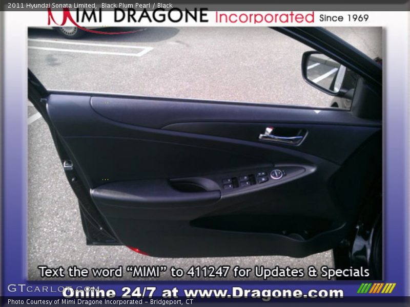 Black Plum Pearl / Black 2011 Hyundai Sonata Limited