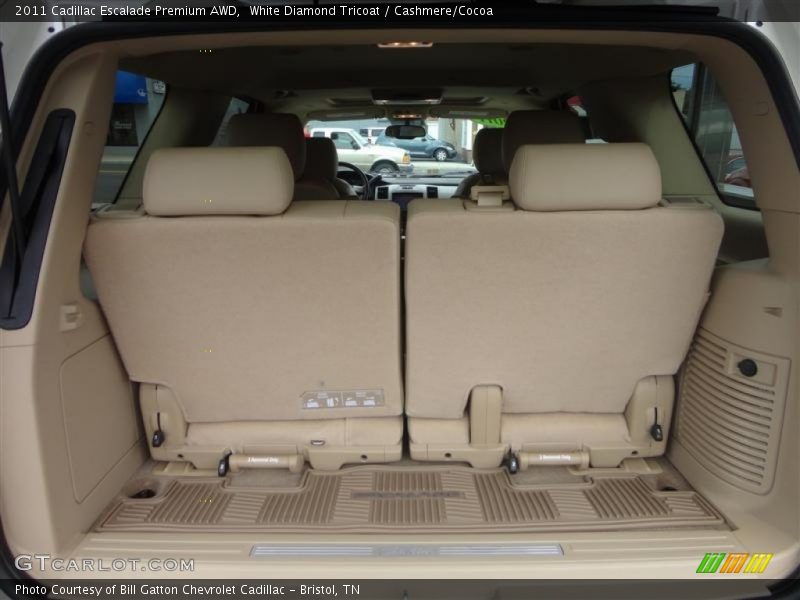 White Diamond Tricoat / Cashmere/Cocoa 2011 Cadillac Escalade Premium AWD