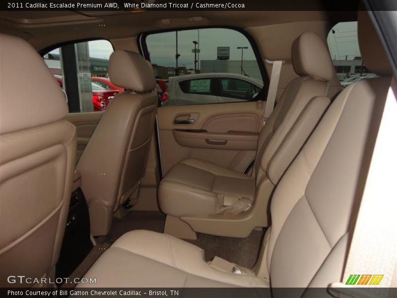 White Diamond Tricoat / Cashmere/Cocoa 2011 Cadillac Escalade Premium AWD