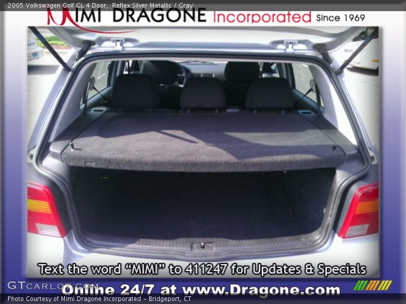 Reflex Silver Metallic / Gray 2005 Volkswagen Golf GL 4 Door