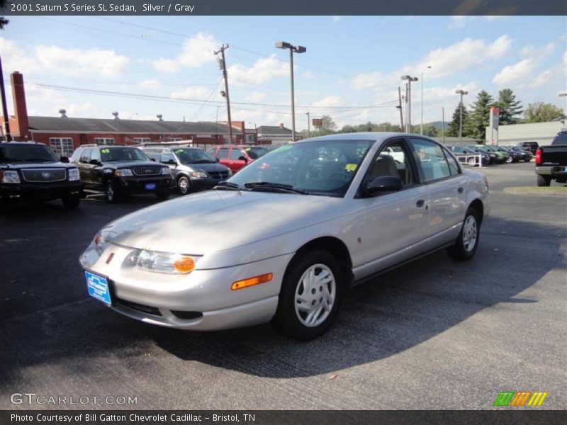 Silver / Gray 2001 Saturn S Series SL Sedan