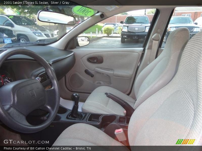 Silver / Gray 2001 Saturn S Series SL Sedan