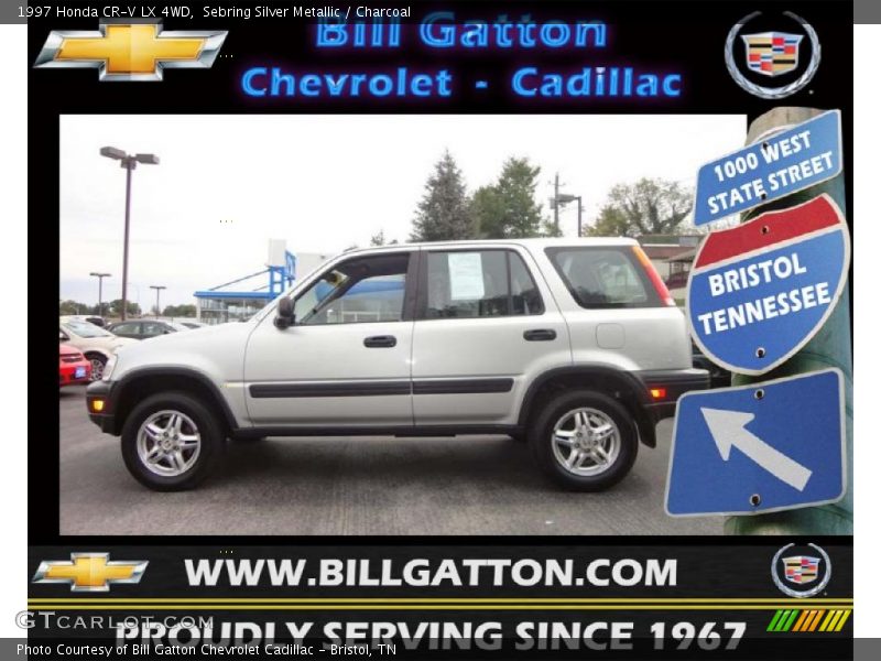 Sebring Silver Metallic / Charcoal 1997 Honda CR-V LX 4WD