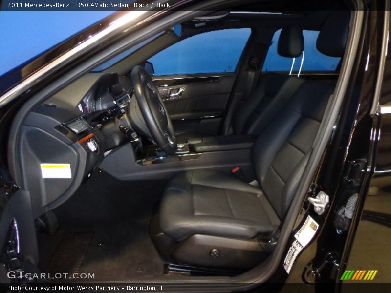 Black / Black 2011 Mercedes-Benz E 350 4Matic Sedan