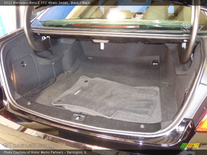 Black / Black 2011 Mercedes-Benz E 350 4Matic Sedan