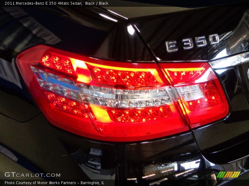 Black / Black 2011 Mercedes-Benz E 350 4Matic Sedan