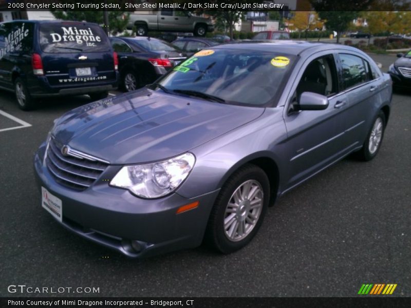 Silver Steel Metallic / Dark Slate Gray/Light Slate Gray 2008 Chrysler Sebring Touring Sedan