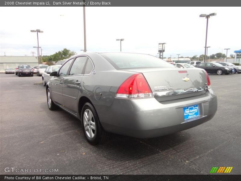 Dark Silver Metallic / Ebony Black 2008 Chevrolet Impala LS