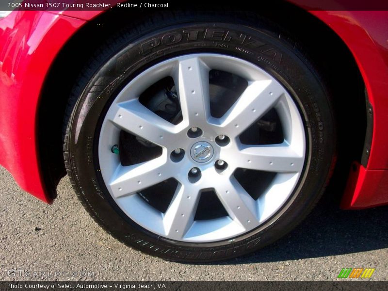 Redline / Charcoal 2005 Nissan 350Z Touring Roadster