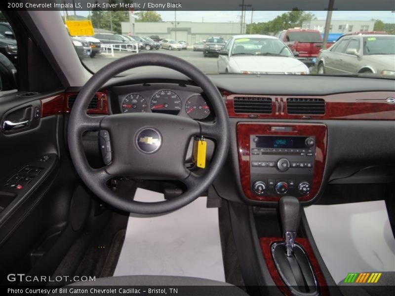 Dark Silver Metallic / Ebony Black 2008 Chevrolet Impala LS