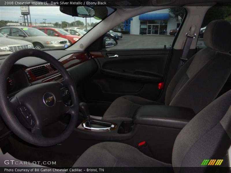 Dark Silver Metallic / Ebony Black 2008 Chevrolet Impala LS
