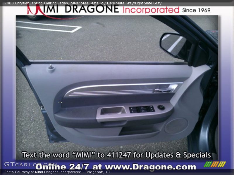 Silver Steel Metallic / Dark Slate Gray/Light Slate Gray 2008 Chrysler Sebring Touring Sedan