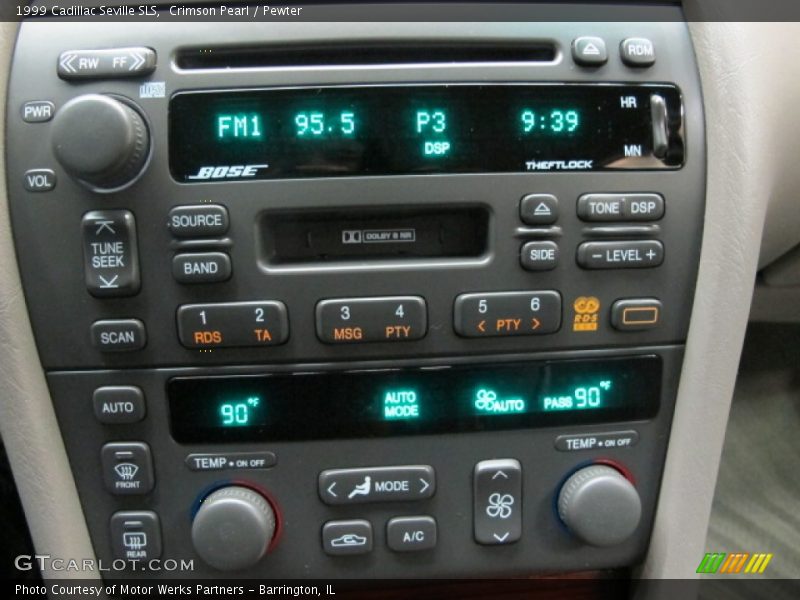 Crimson Pearl / Pewter 1999 Cadillac Seville SLS