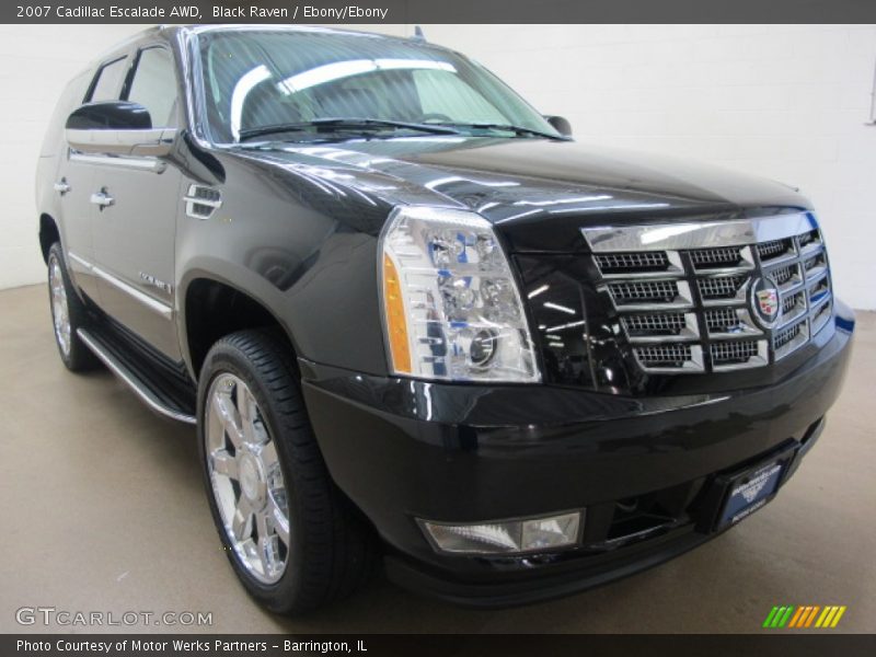 Black Raven / Ebony/Ebony 2007 Cadillac Escalade AWD