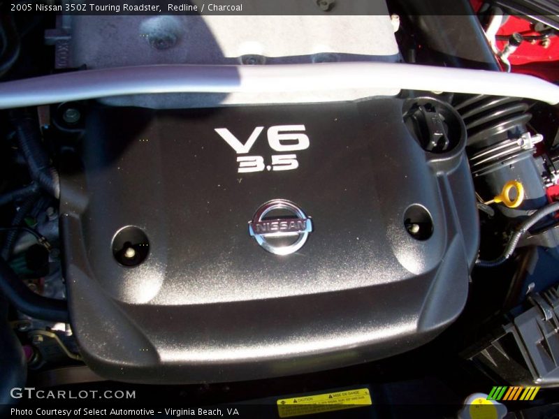 Redline / Charcoal 2005 Nissan 350Z Touring Roadster