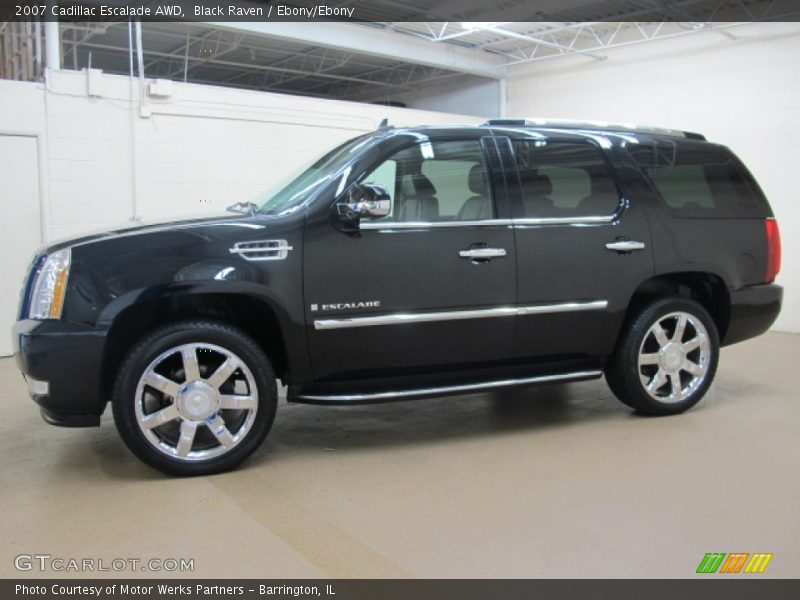 Black Raven / Ebony/Ebony 2007 Cadillac Escalade AWD