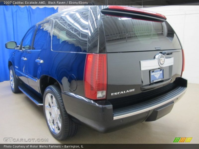 Black Raven / Ebony/Ebony 2007 Cadillac Escalade AWD