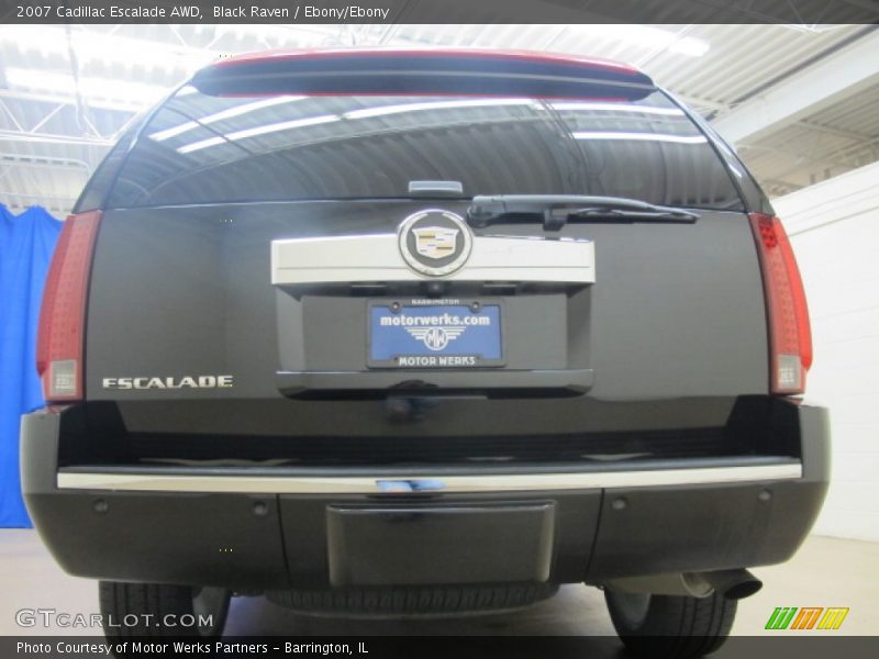 Black Raven / Ebony/Ebony 2007 Cadillac Escalade AWD