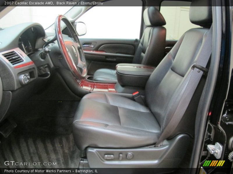 Black Raven / Ebony/Ebony 2007 Cadillac Escalade AWD