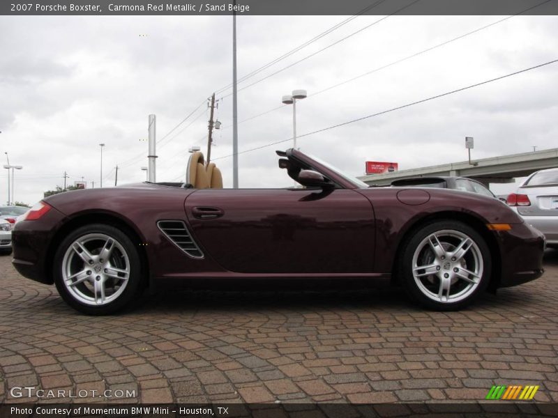Carmona Red Metallic / Sand Beige 2007 Porsche Boxster