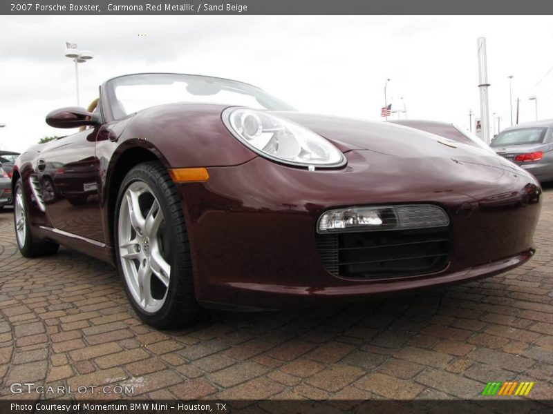 Carmona Red Metallic / Sand Beige 2007 Porsche Boxster