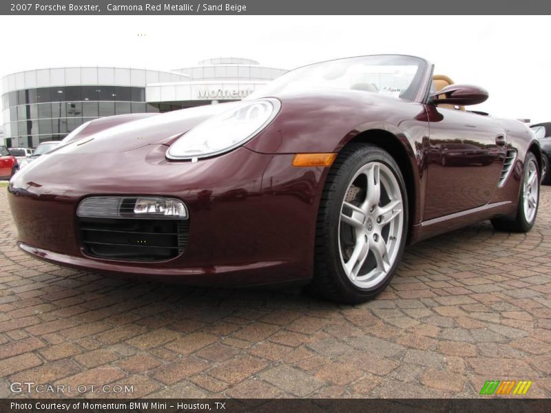 Carmona Red Metallic / Sand Beige 2007 Porsche Boxster