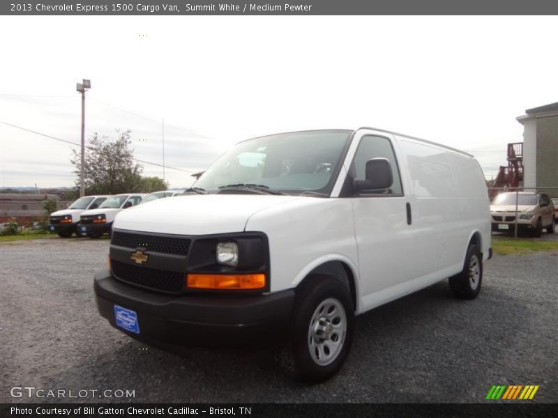 Summit White / Medium Pewter 2013 Chevrolet Express 1500 Cargo Van