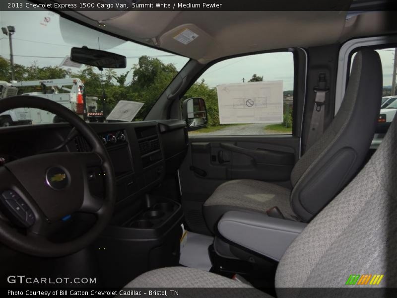 Summit White / Medium Pewter 2013 Chevrolet Express 1500 Cargo Van