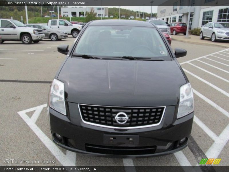 Super Black / Charcoal 2009 Nissan Sentra 2.0