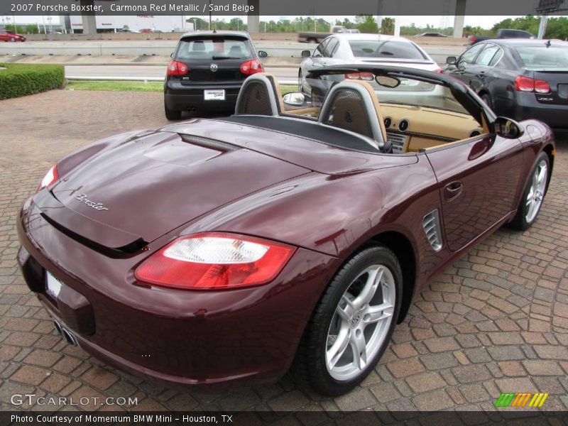 Carmona Red Metallic / Sand Beige 2007 Porsche Boxster