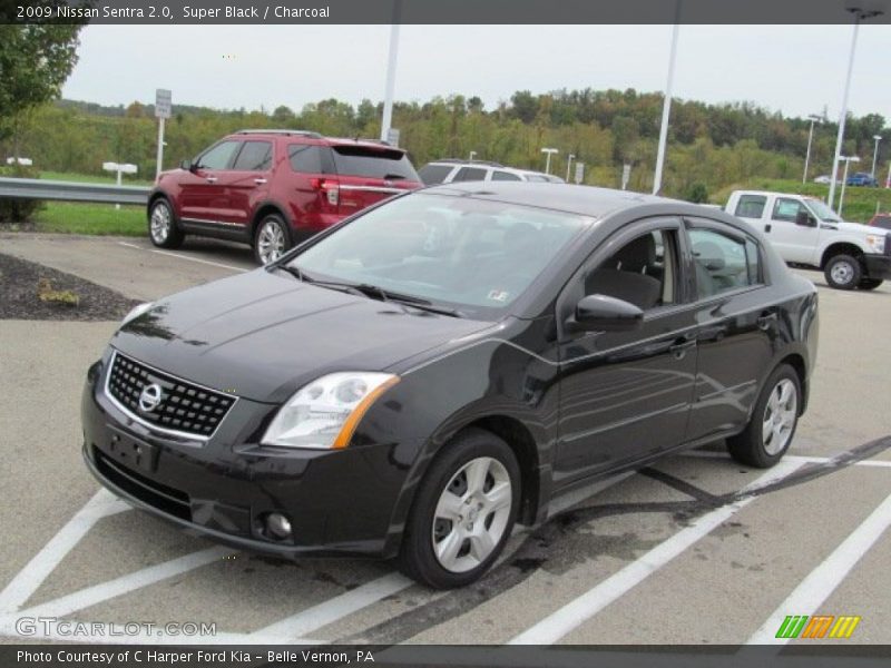 Super Black / Charcoal 2009 Nissan Sentra 2.0