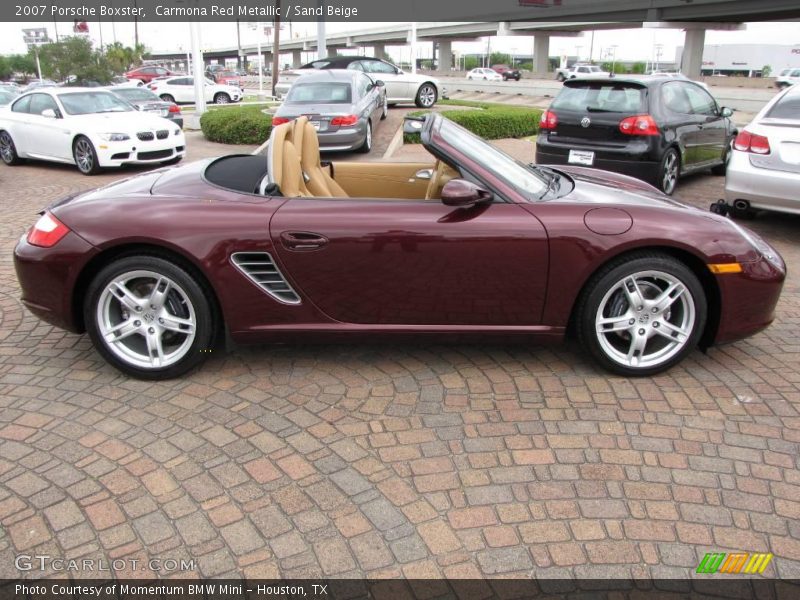 Carmona Red Metallic / Sand Beige 2007 Porsche Boxster