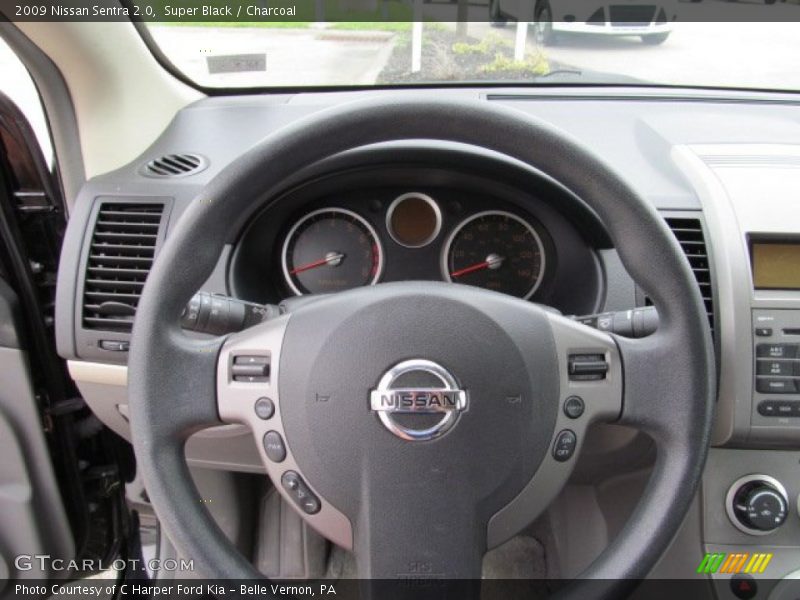 Super Black / Charcoal 2009 Nissan Sentra 2.0