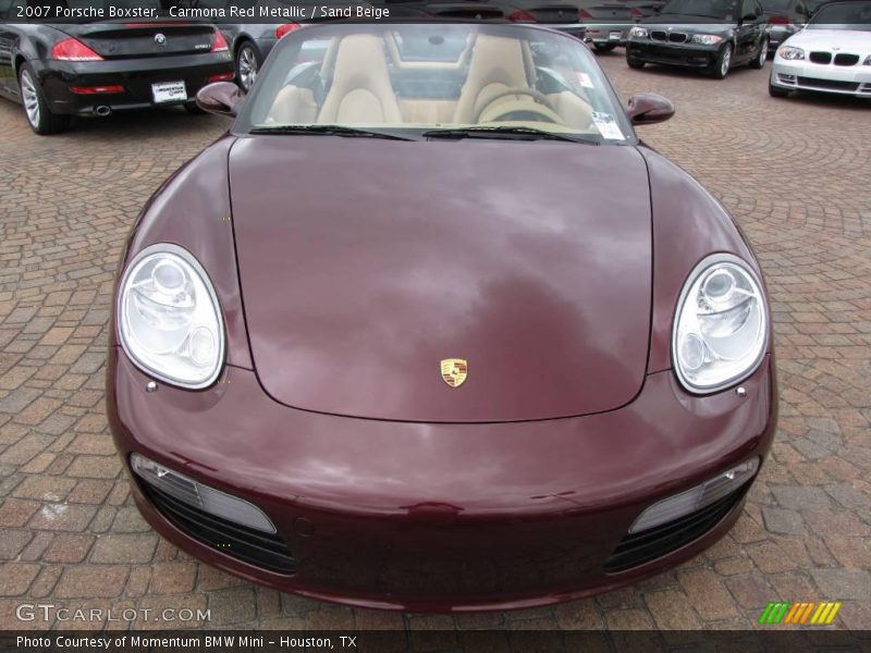 Carmona Red Metallic / Sand Beige 2007 Porsche Boxster