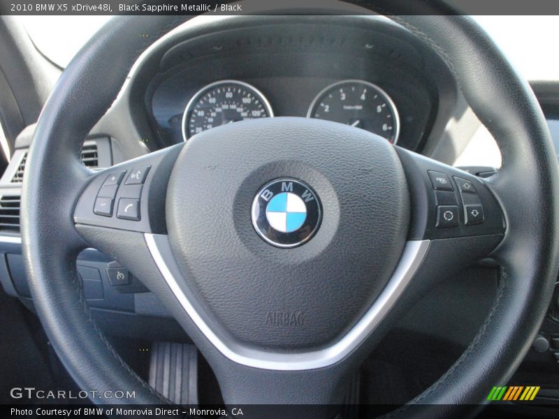 Black Sapphire Metallic / Black 2010 BMW X5 xDrive48i