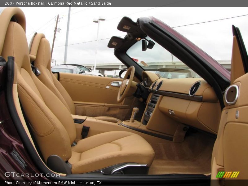 Carmona Red Metallic / Sand Beige 2007 Porsche Boxster