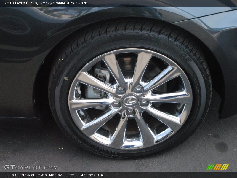 Smoky Granite Mica / Black 2010 Lexus IS 250