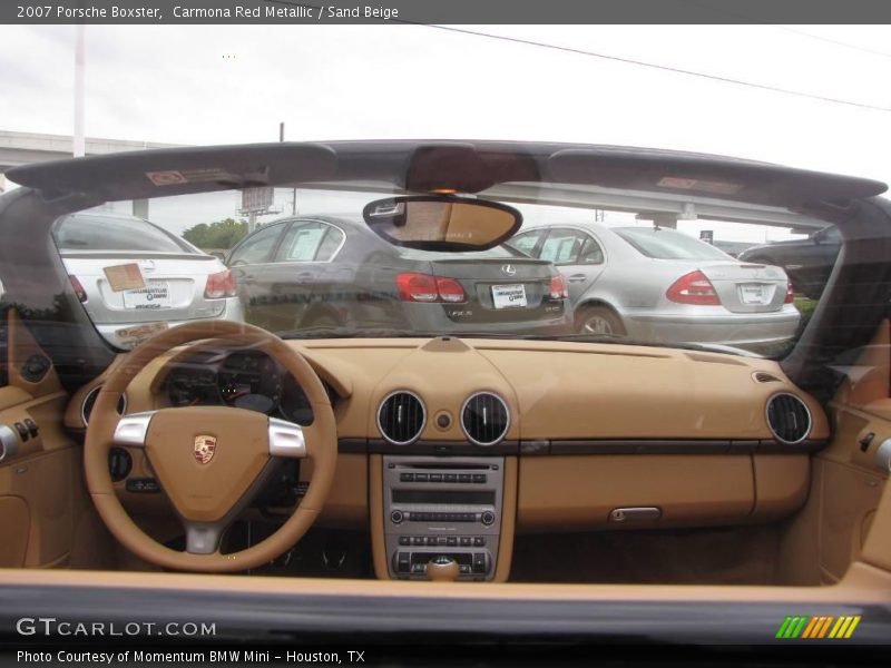 Carmona Red Metallic / Sand Beige 2007 Porsche Boxster
